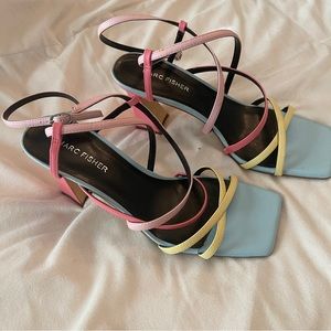 Pastel Marc Fisher Strappy Heels
